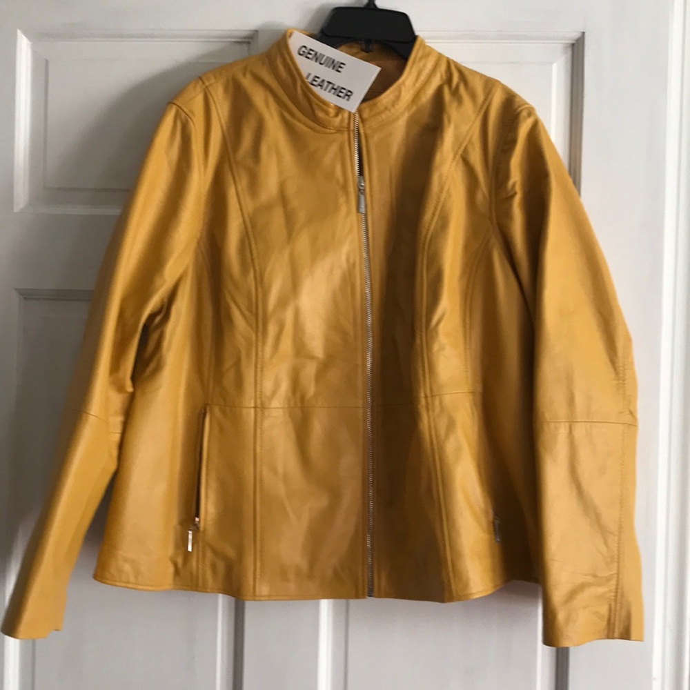 Genuine leather jacket